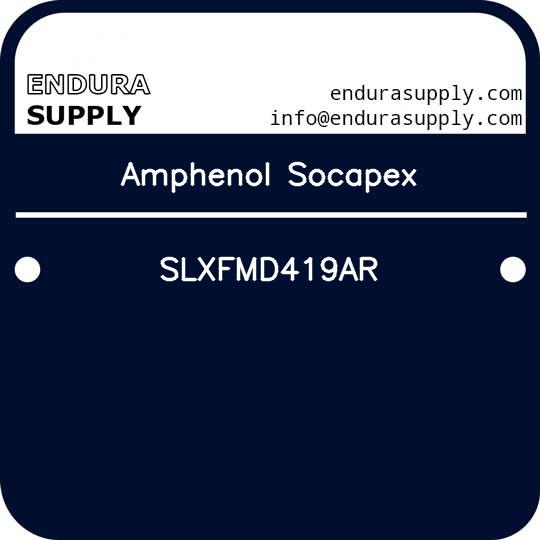 amphenol-socapex-slxfmd419ar