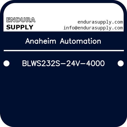 anaheim-automation-blws232s-24v-4000