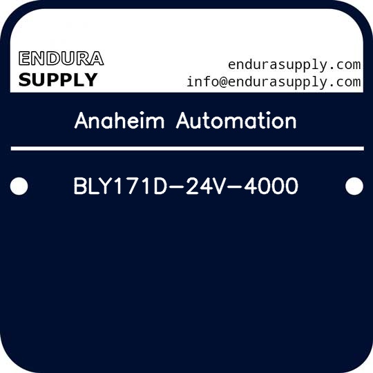 anaheim-automation-bly171d-24v-4000