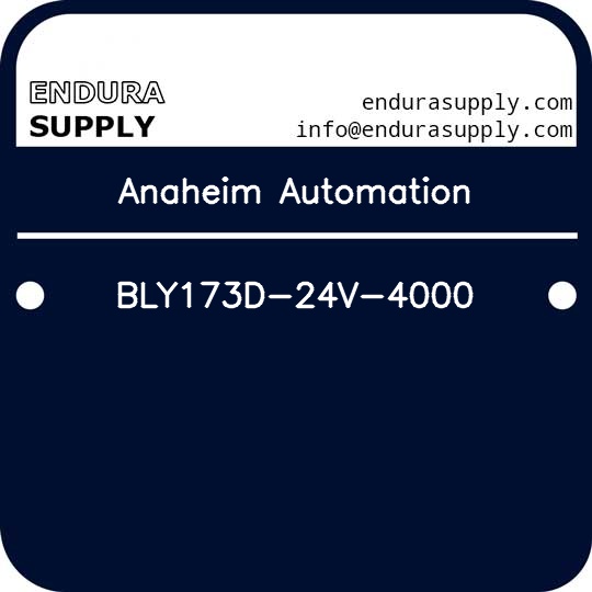 anaheim-automation-bly173d-24v-4000