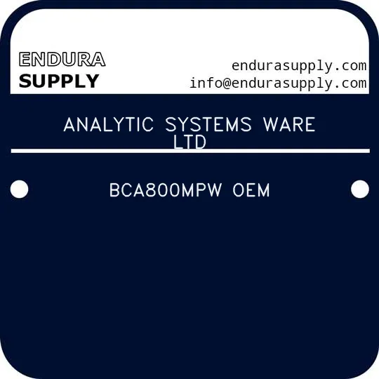 analytic-systems-ware-ltd-bca800mpw-oem