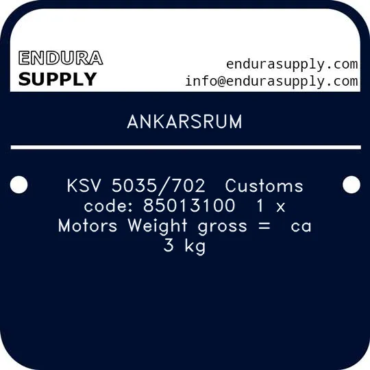 ankarsrum-ksv-5035702-customs-code-85013100-1-x-motors-weight-gross-ca-3-kg