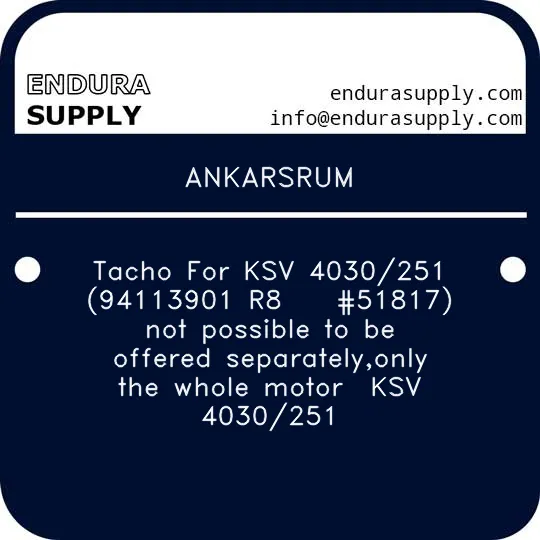 ankarsrum-tacho-for-ksv-4030251-94113901-r8-51817-not-possible-to-be-offered-separatelyonly-the-whole-motor-ksv-4030251