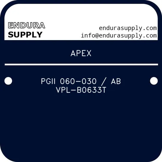 apex-pgii-060-030-ab-vpl-b0633t