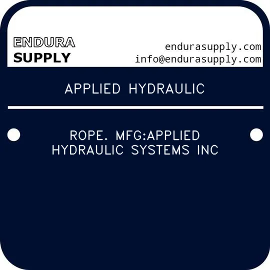 applied-hydraulic-rope-mfgapplied-hydraulic-systems-inc