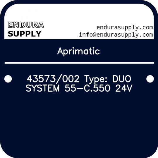 aprimatic-43573002-type-duo-system-55-c550-24v
