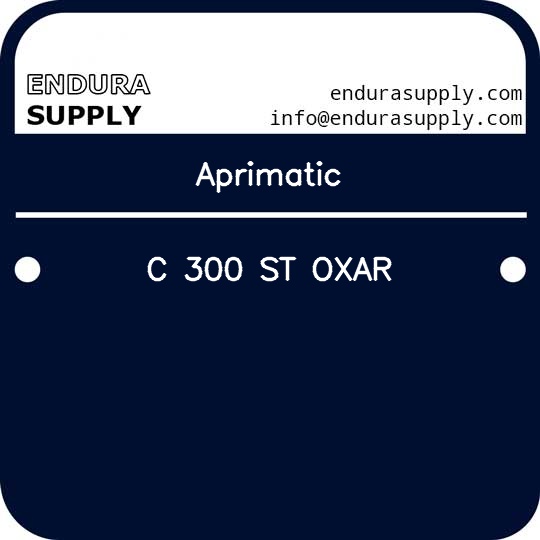 aprimatic-c-300-st-oxar