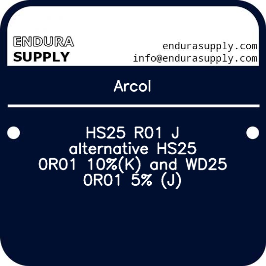 arcol-hs25-r01-j-alternative-hs25-0r01-10k-and-wd25-0r01-5-j