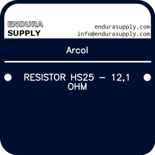 arcol-resistor-hs25-121-ohm