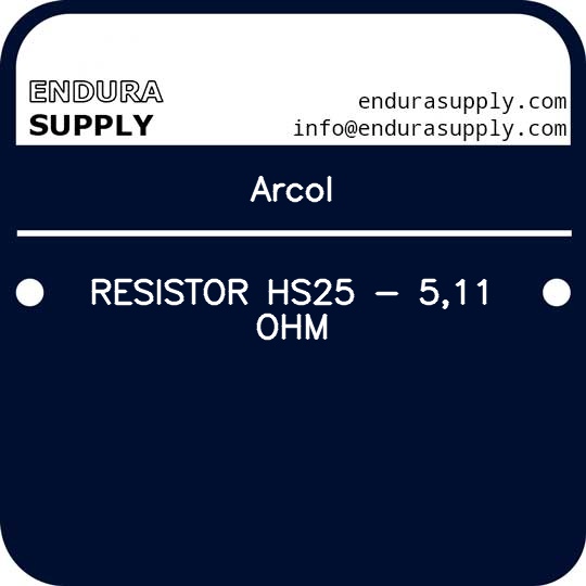 arcol-resistor-hs25-511-ohm