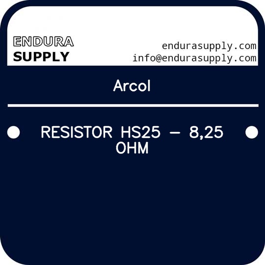 arcol-resistor-hs25-825-ohm