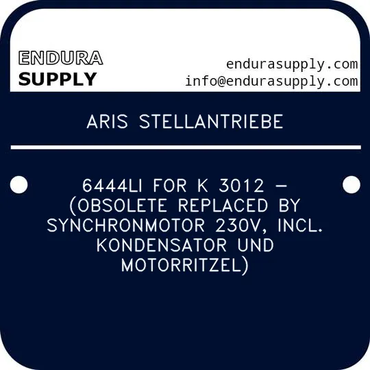 aris-stellantriebe-6444li-for-k-3012-obsolete-replaced-by-synchronmotor-230v-incl-kondensator-und-motorritzel