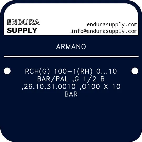 armano-rchg-100-1rh-010-barpal-g-12-b-2610310010-q100-x-10-bar