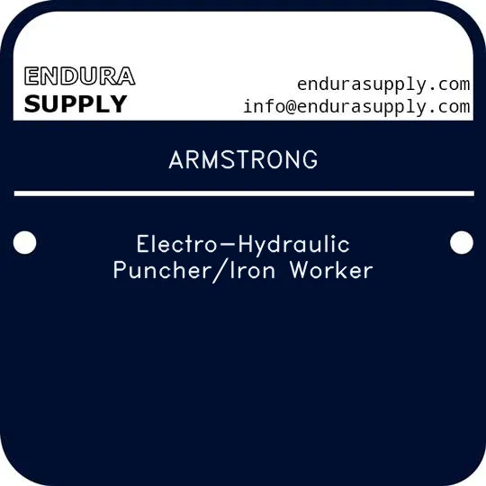 armstrong-electro-hydraulic-puncheriron-worker