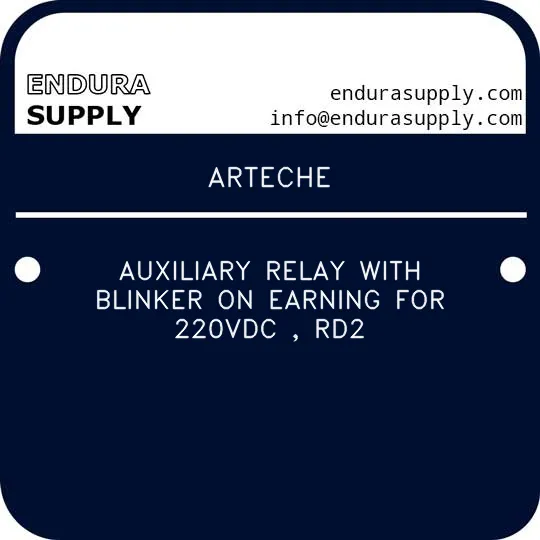 arteche-auxiliary-relay-with-blinker-on-earning-for-220vdc-rd2