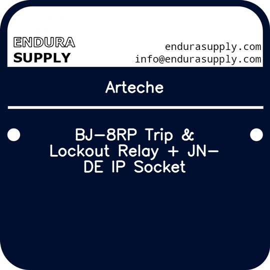 arteche-bj-8rp-trip-lockout-relay-jn-de-ip-socket