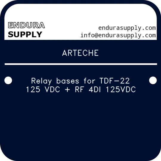 arteche-relay-bases-for-tdf-22-125-vdc-rf-4di-125vdc