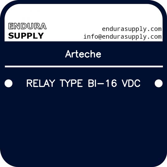 arteche-relay-type-bi-16-vdc
