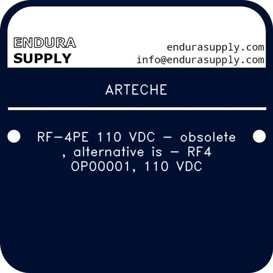 arteche-rf-4pe-110-vdc-obsolete-alternative-is-rf4-op00001-110-vdc