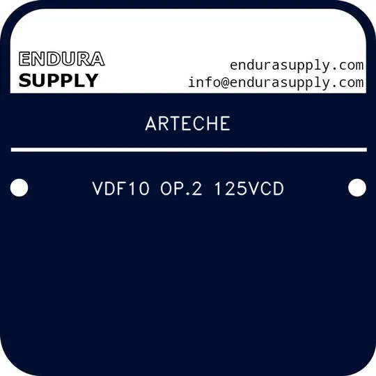 arteche-vdf10-op2-125vcd