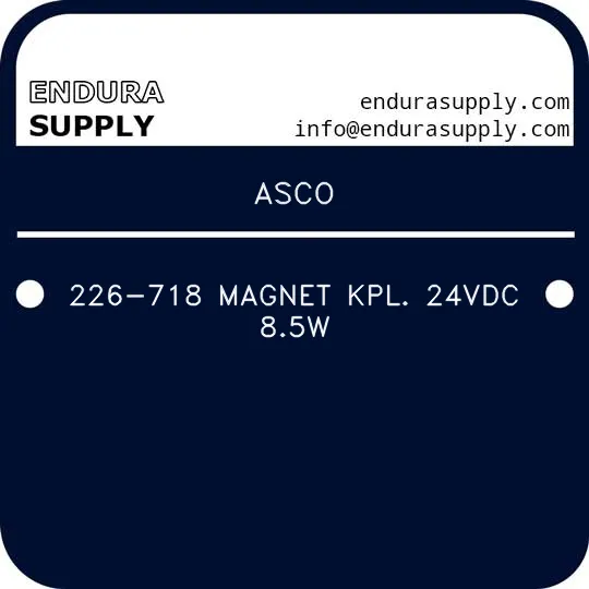 asco-226-718-magnet-kpl-24vdc-85w