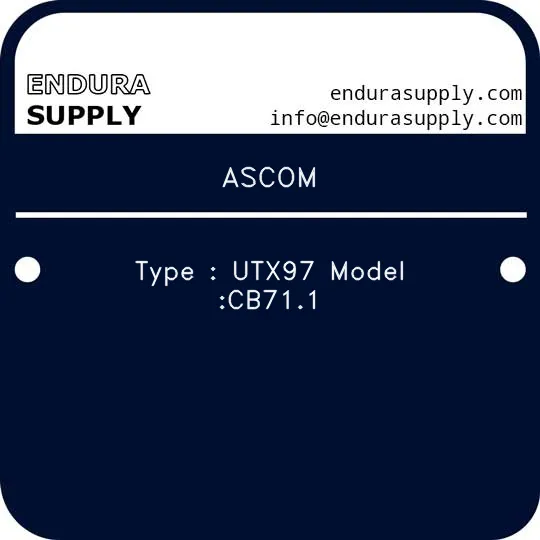 ascom-type-utx97-model-cb711