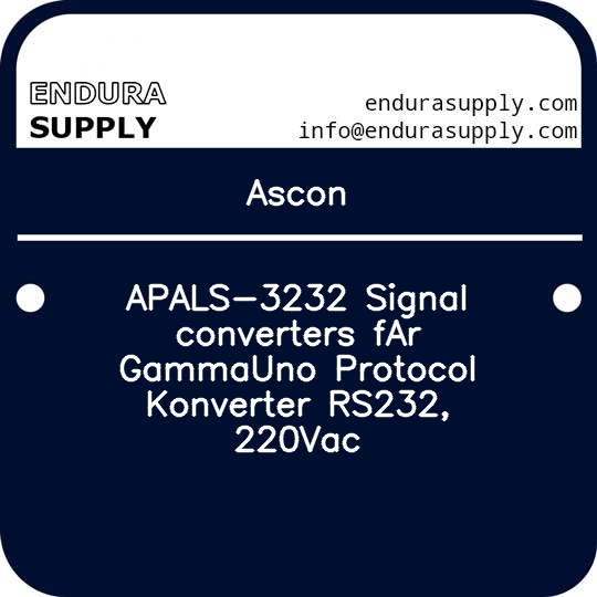 ascon-apals-3232-signal-converters-far-gammauno-protocol-konverter-rs232-220vac