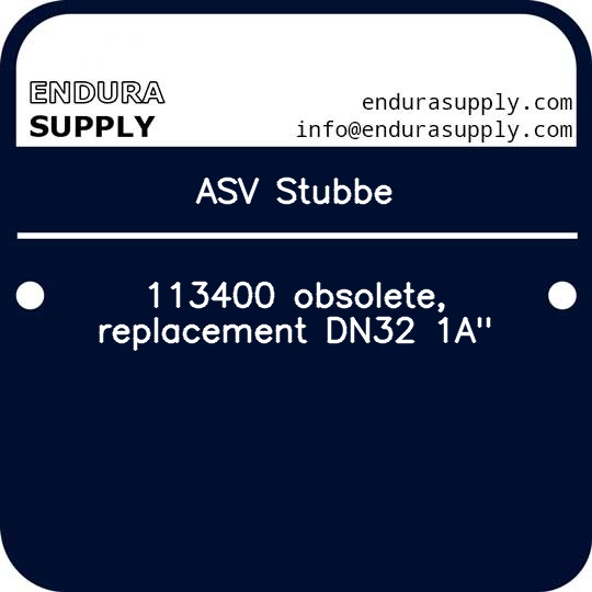 asv-stubbe-113400-obsolete-replacement-dn32-1a