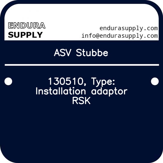 asv-stubbe-130510-type-installation-adaptor-rsk