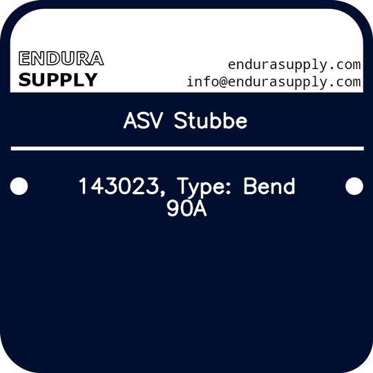 asv-stubbe-143023-type-bend-90a