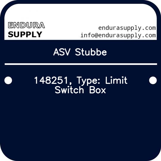 asv-stubbe-148251-type-limit-switch-box