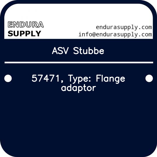 asv-stubbe-57471-type-flange-adaptor