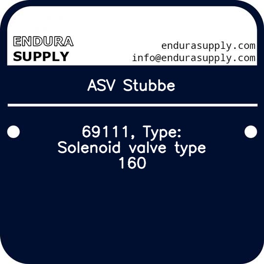 asv-stubbe-69111-type-solenoid-valve-type-160