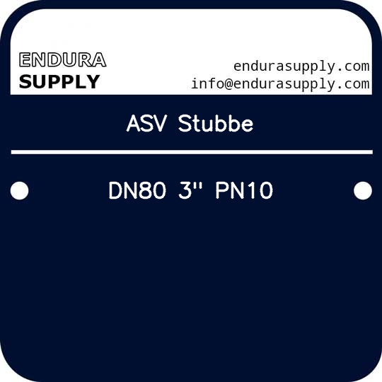 asv-stubbe-dn80-3-pn10