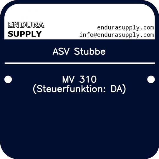 asv-stubbe-mv-310-steuerfunktion-da