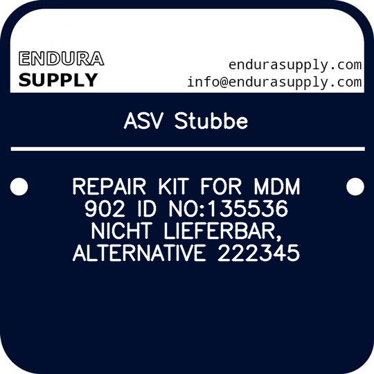 asv-stubbe-repair-kit-for-mdm-902-id-no135536-nicht-lieferbar-alternative-222345