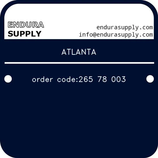 atlanta-order-code265-78-003