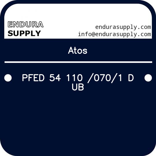 atos-pfed-54-110-0701-d-ub