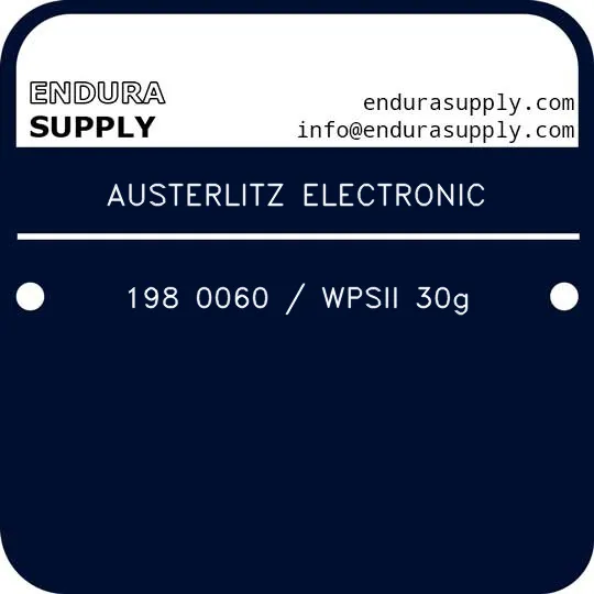 austerlitz-electronic-198-0060-wpsii-30g