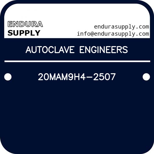 autoclave-engineers-20mam9h4-2507