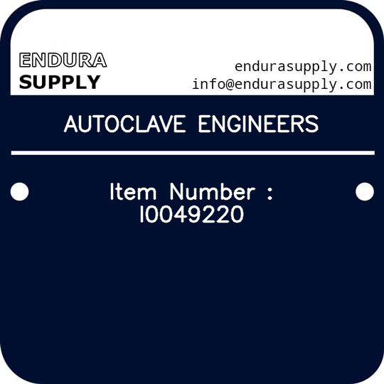 autoclave-engineers-item-number-i0049220