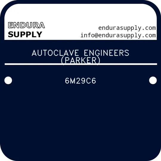 autoclave-engineers-parker-6m29c6