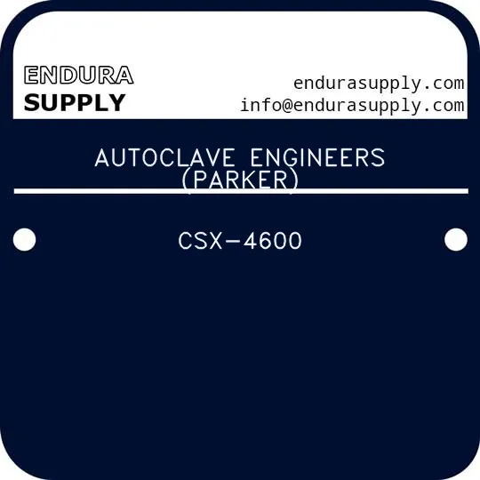 autoclave-engineers-parker-csx-4600