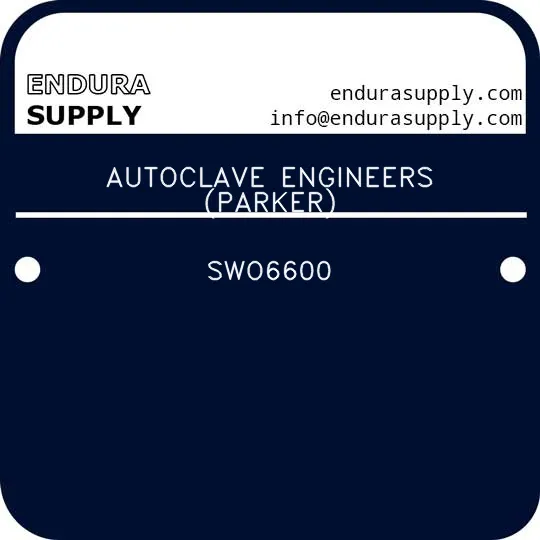 autoclave-engineers-parker-swo6600