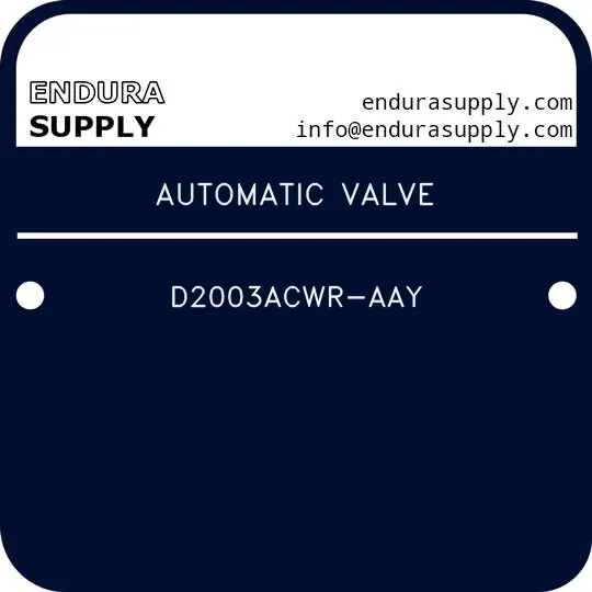 automatic-valve-d2003acwr-aay