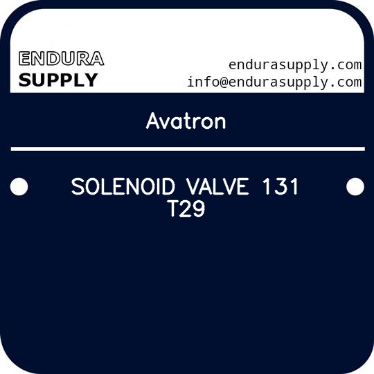 avatron-solenoid-valve-131-t29
