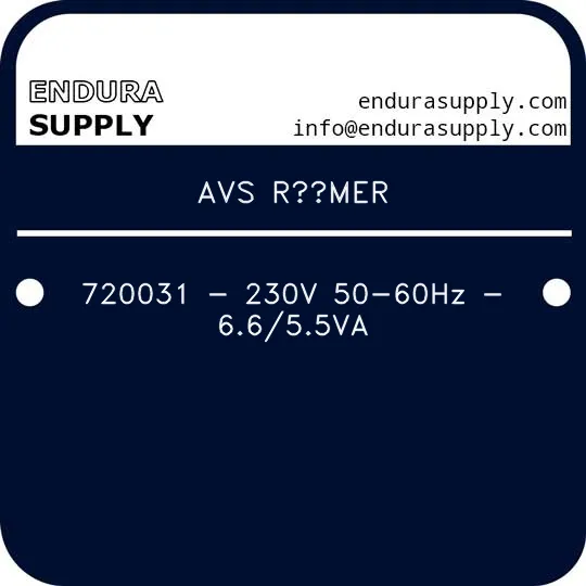 avs-romer-720031-230v-50-60hz-6655va
