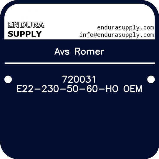 avs-romer-720031-e22-230-50-60-ho-oem