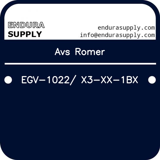 avs-romer-egv-1022-x3-xx-1bx