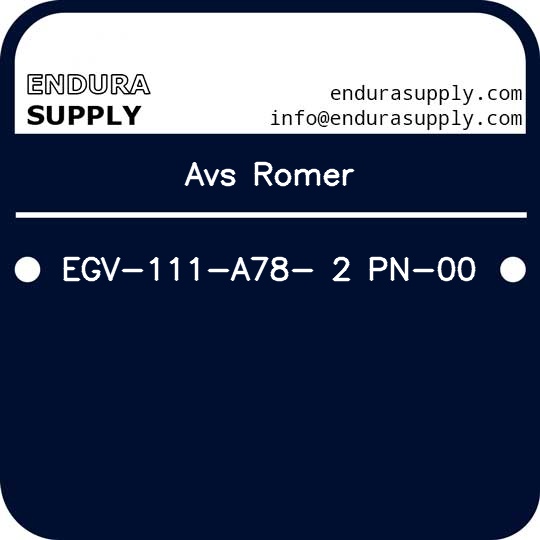avs-romer-egv-111-a78-2-pn-00